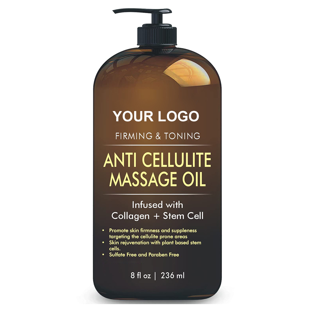 100% Natural Skin Tightening & Stretch Mark Treatment Anti Cellulite Massage Oil