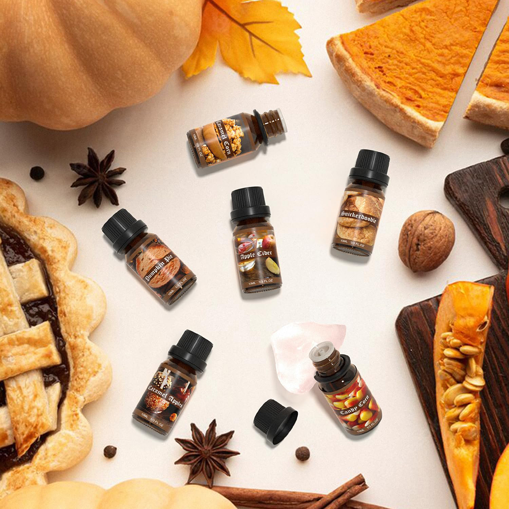 Premium Essential Oils Halloween Scented Oils Gift Set for Soap Candle Making