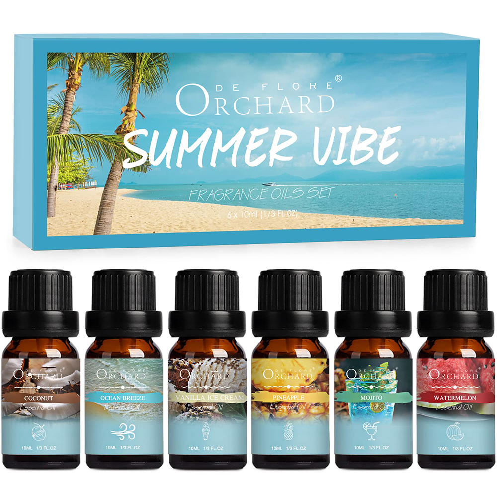 Premium Summer Essential Oils Set for Soap & Candle Making