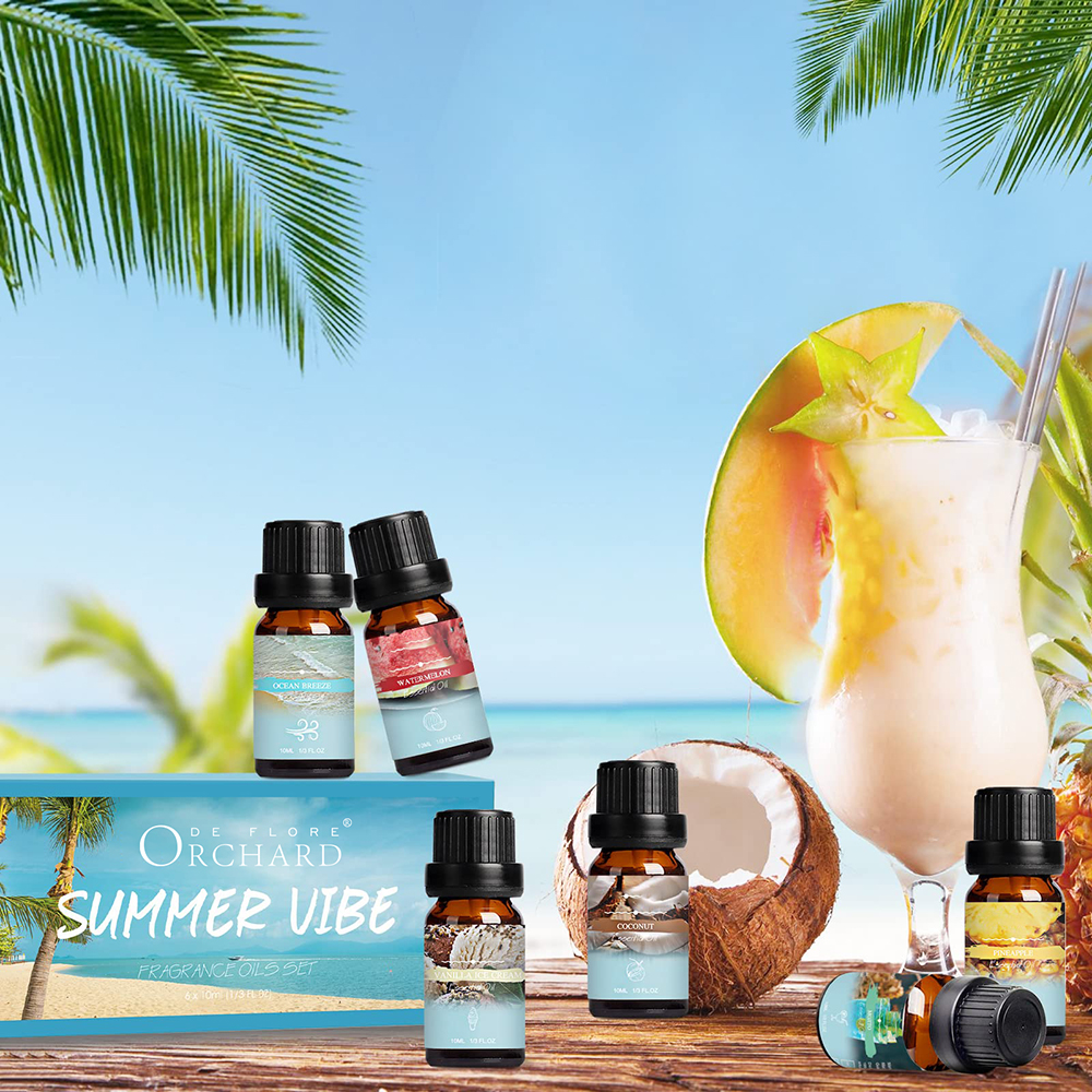 Premium Summer Essential Oils Set for Soap & Candle Making